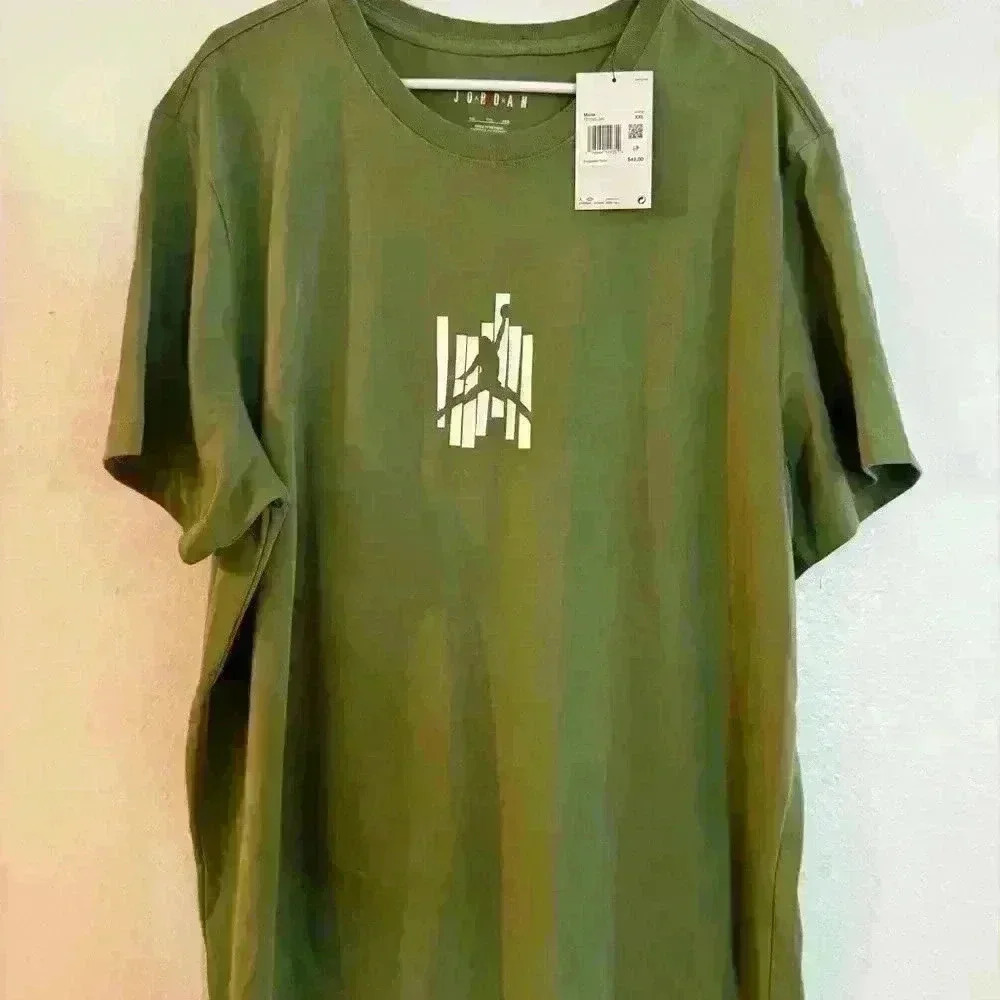 Jordan Brand Air Jordan Green Tee Shirt - Picture 1 of 4